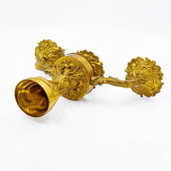 Канделябр на 3 свечи. Европа, ХХ век. Литьё, металлический сплав.