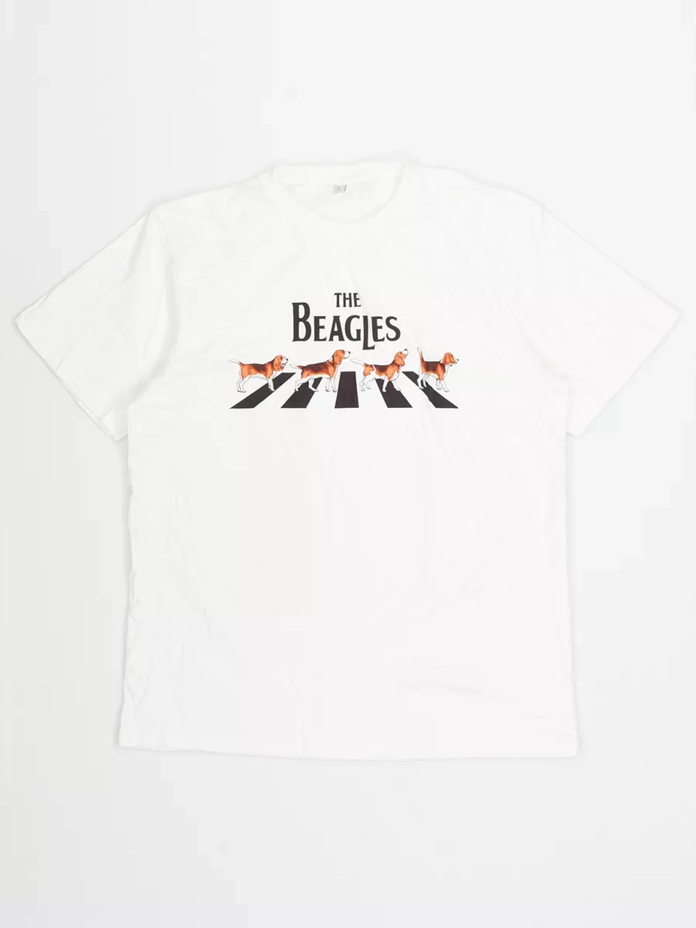 Футболка капибарой мем оверсайз белая