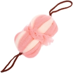 Мочалка нейлоновая «Premium - PANADERA», цвет , белый /розовый, 19*12см (ZIP пакет)