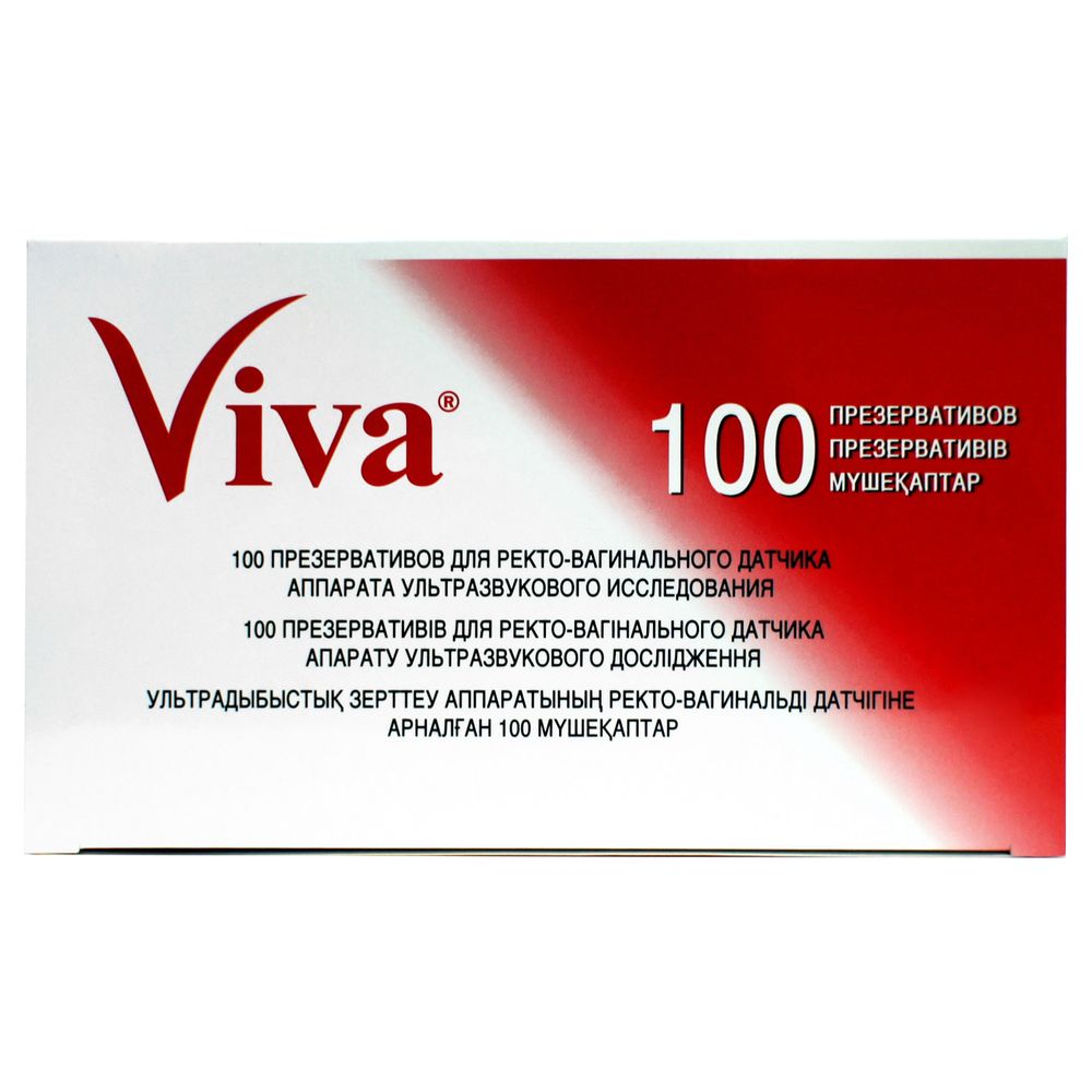 Презервативы для УЗИ VIVA 100 шт