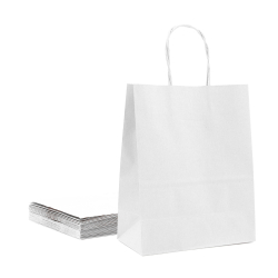 Пакет бумажный БЕЛЫЙ с ручками