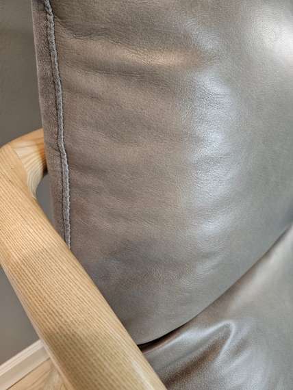 Кресло MC020, серая кожа