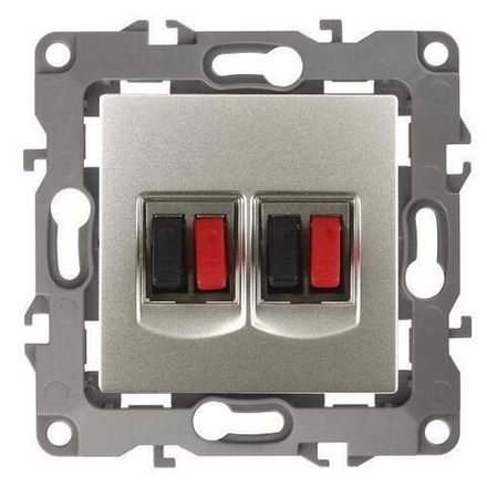 Розетка аудио 2мод. 12-3112-15 перламутр ЭРА Б0027470