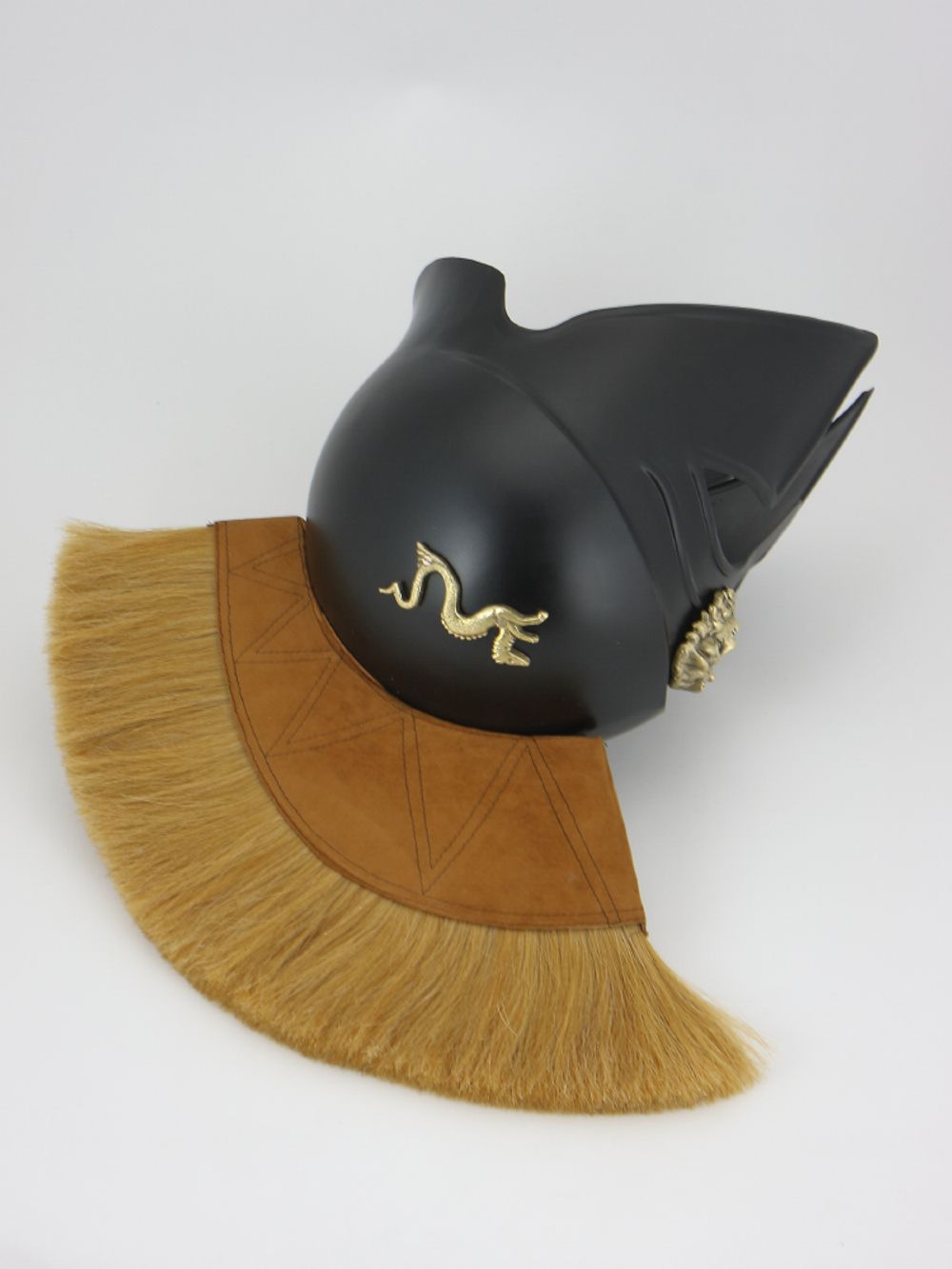 Nautical Шлем троянский "Ахиллес" со светлым плюмажем