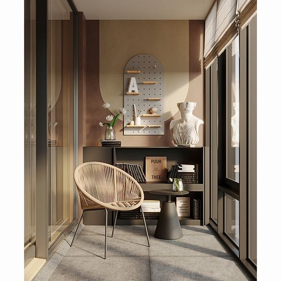 Столик кофейный marius, D50 см, черный