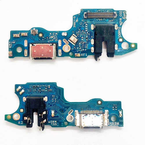 Шлейф для Realme C55 плата системный разъем/разъем гарнитуры/микрофон