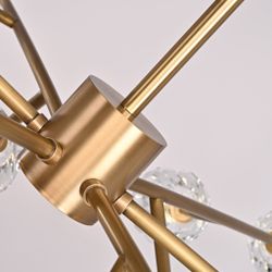 Люстра На Штанге Boule De Cristal Round Chandelier 18 By Imperiumloft