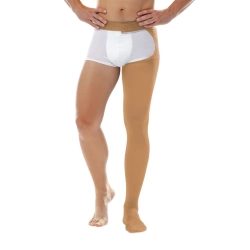 Чулки компрессионные Интекс Премиум черный, 1 класс компрессии, 1 шт