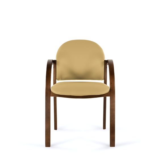 Стул Джуно D8 (темный орех) S-0426 (светло-коричневый)