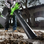 Greenworks GD40BVK6 40В воздуходув пылесос (1 x 6 Ач, ЗУ) 77.78 м/с 24227UF