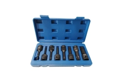 Набор головок-бит TORX ударных 1/2", 8пр.(Т30,40,45,50,55,60,70,80),в кейсе ROCKFORCE RF-4088MPB