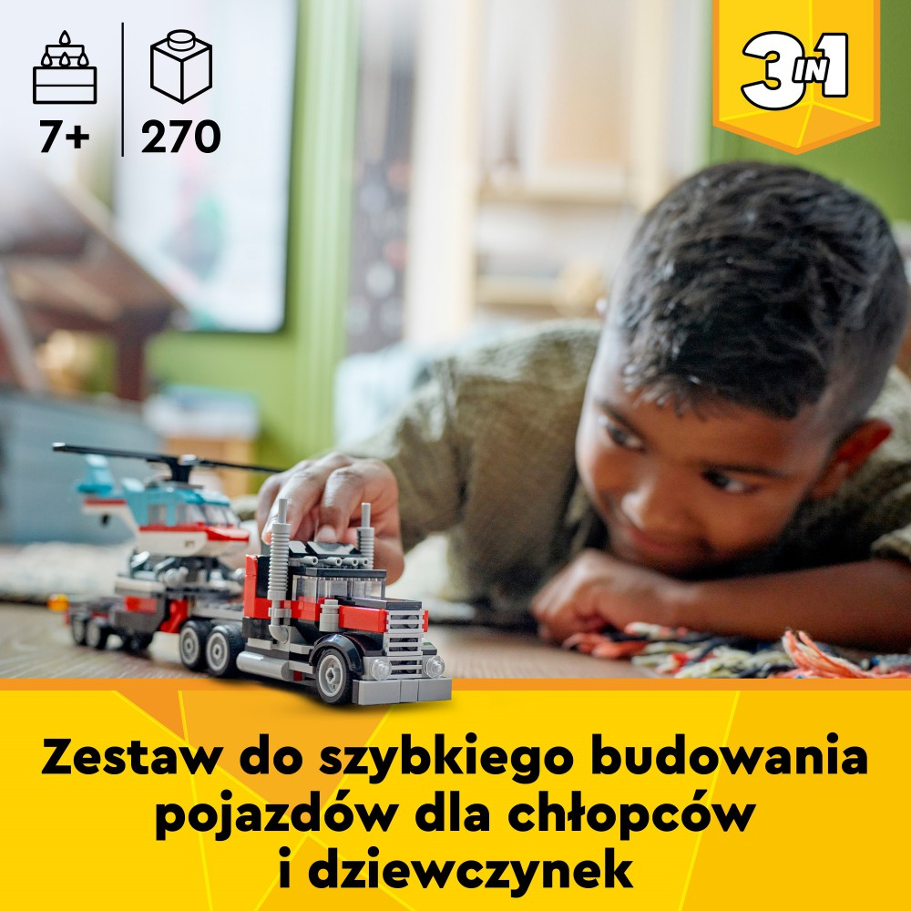 LEGO Creator - Грузовик и вертолет 3в1 31146