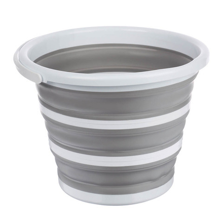 Ведро для уборки, складное, 10 л, полипропилен, термопластичная резина