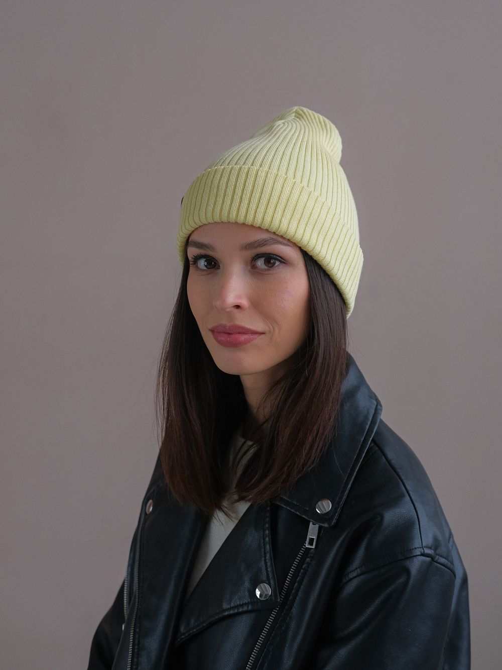 Шапка вязаная весенняя/осенняя (Груша) МУЛА