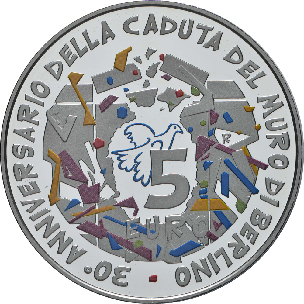 ИТАЛИЯ, 2019, 5 ЕВРО [СЕРЕБРО]