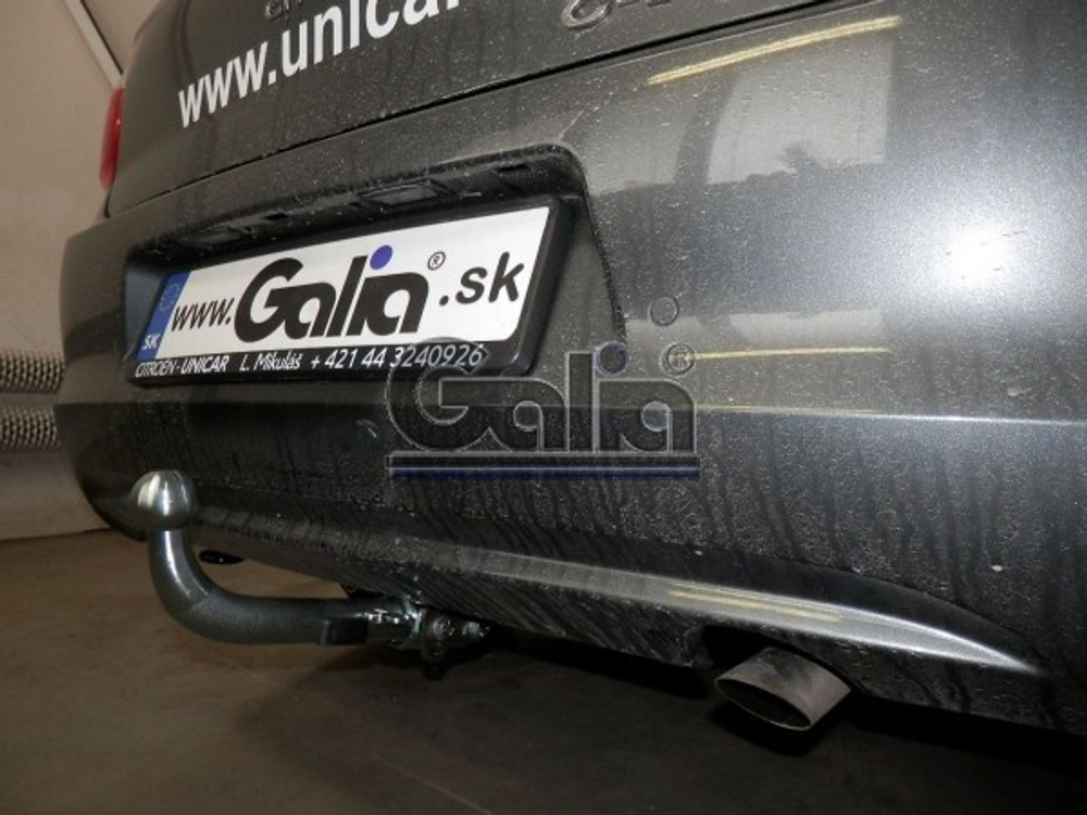 Фаркоп оцинкованный Galia C064A для Citroen C-Elysee 2013-, Peugeot 301 2013-(паспорт и сертификат в комплекте)(без электрики)