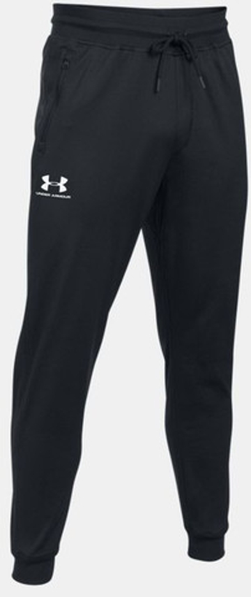 Мужские теннисные штаны Under Armour Tricot Jogger M - черный