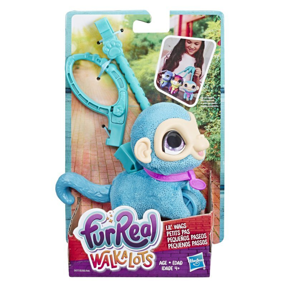 Hasbro FurReal Friends - Маленький питомец на поводке: обезьянка E4777
