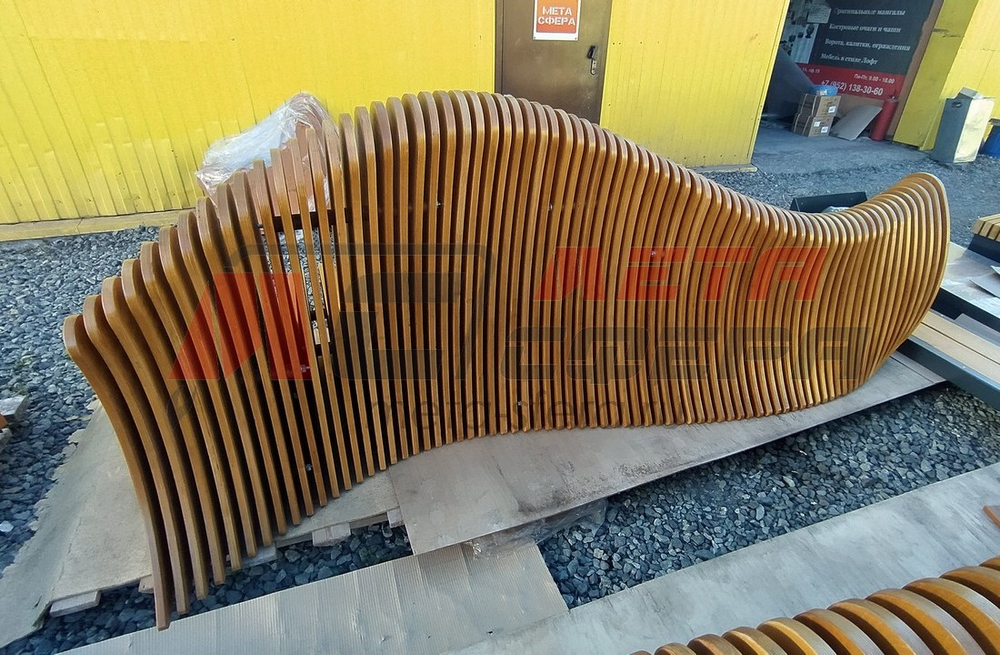 Параметрическая скамейка Креата