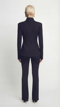 Рубашка трикотажная с акцентными плечами