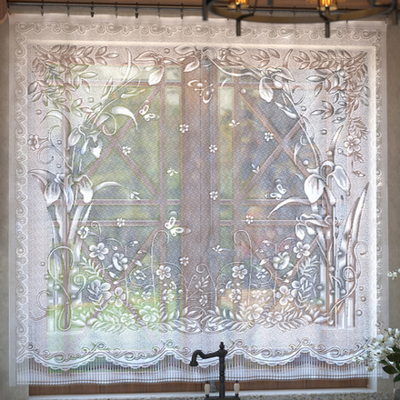 Занавеска "Л. м187", цвет белый, Беларусь.