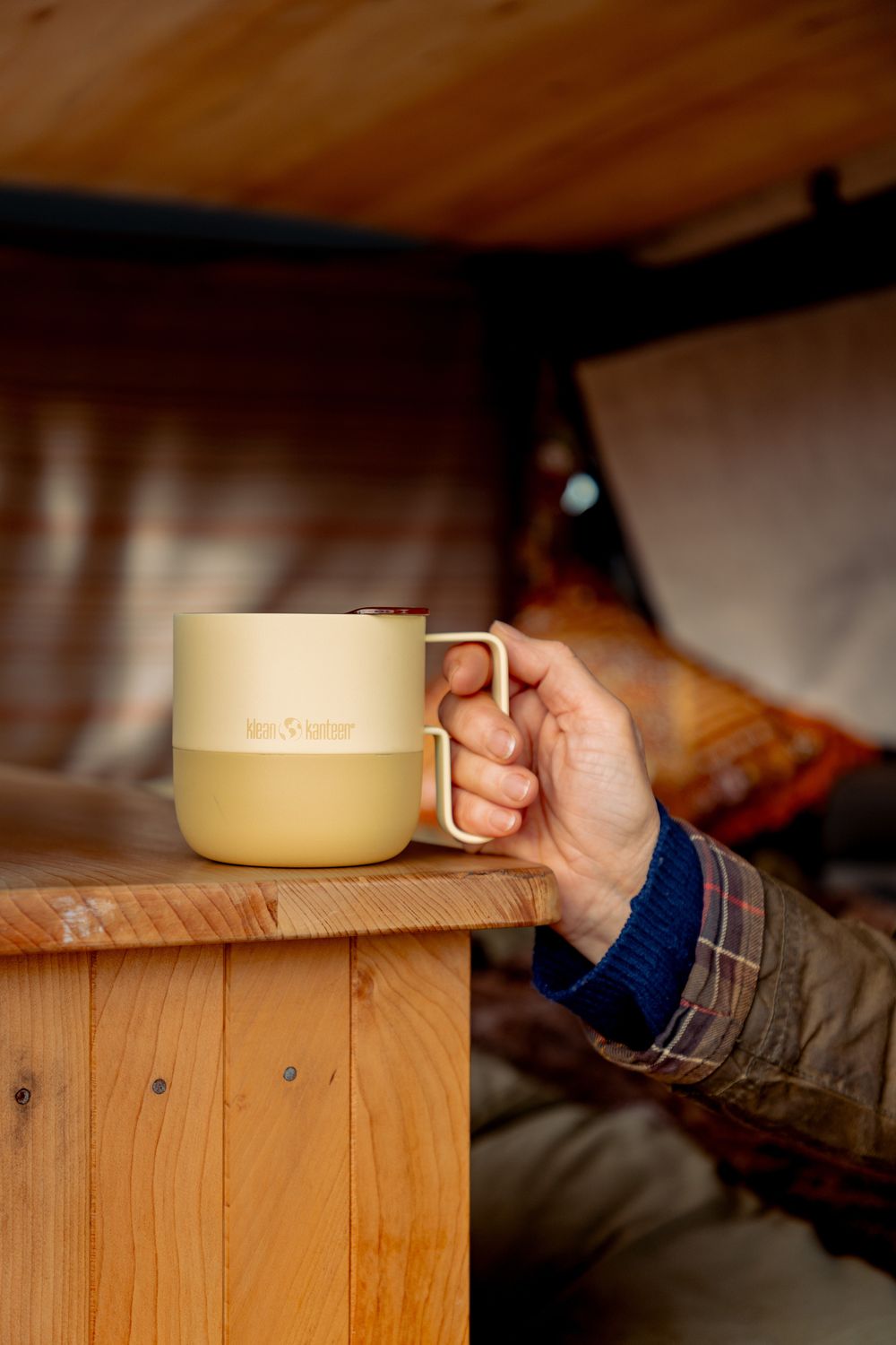 Термокружка Klean Kanteen Rise Mug 12oz (355 мл) Wax Yellow