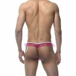 Мужские трусы тонги розовые La Blinque LB15415