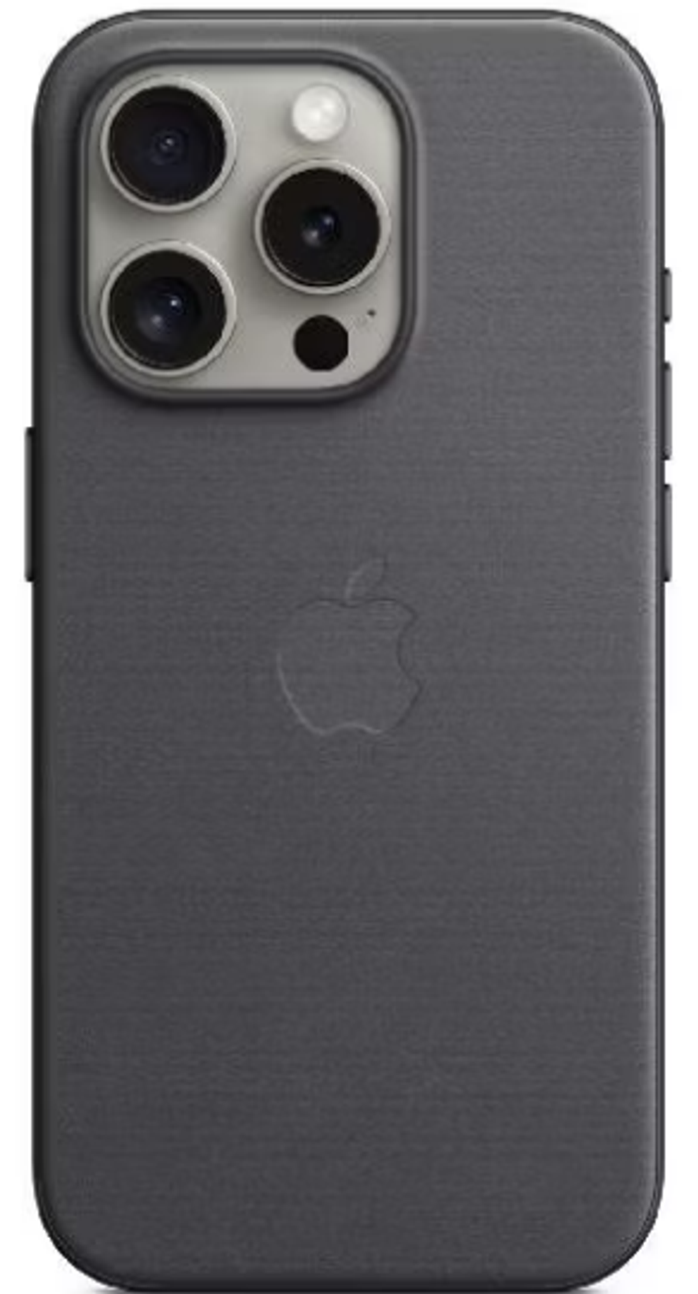 Накладка IPhone 15 Pro FineWoven Case with MagSafe black