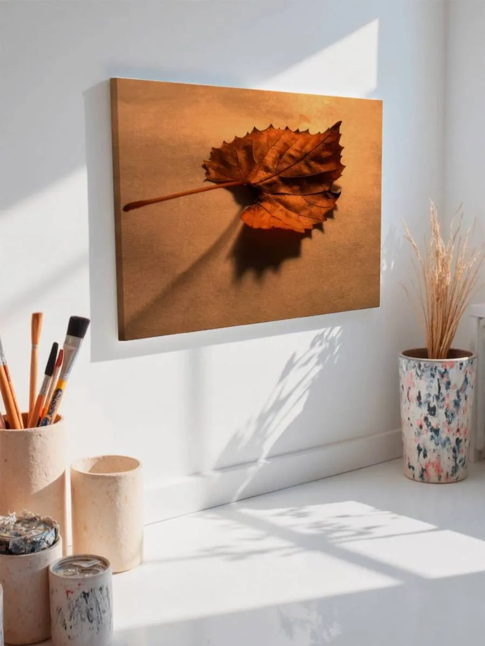 Картина на стену 40 X 50 Осенний лист