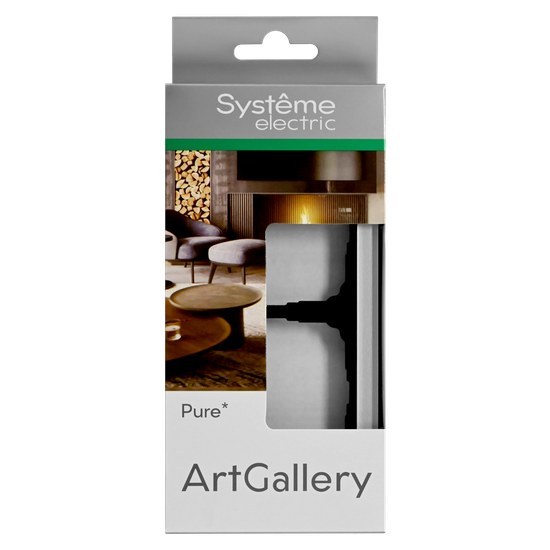 Рамка 2-м ArtGallery Pure органич. стекло алюм. SE GAL320302