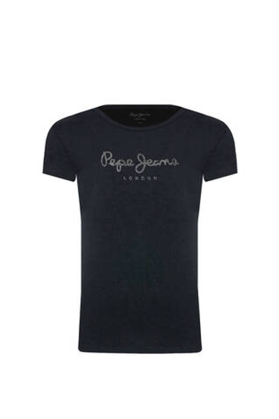 футболка hana glitter Pepe Jeans London - темно-синий(PG502924)
