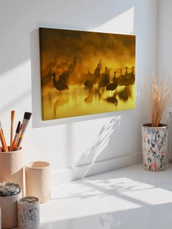 Картина на стену 40 X 50 Птицы в тумане