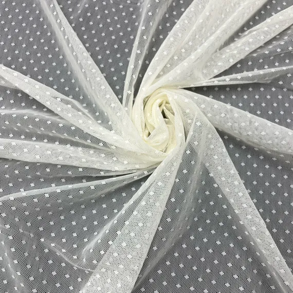 Сетка эластичная молочная "Ромбы", Турция