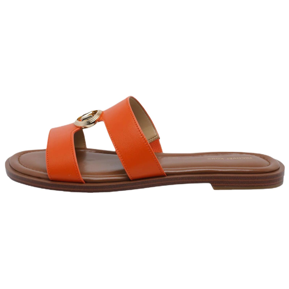 MICHAEL KORS Rubber Slide Slippers Women"s Orange