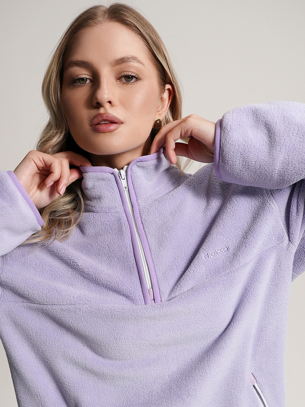 Анорак женский, цвет "Сиреневый туман"