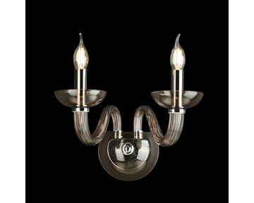 Бра 2*E14 8642/A chrome coffee хром/кофейный ARLETTE Newport