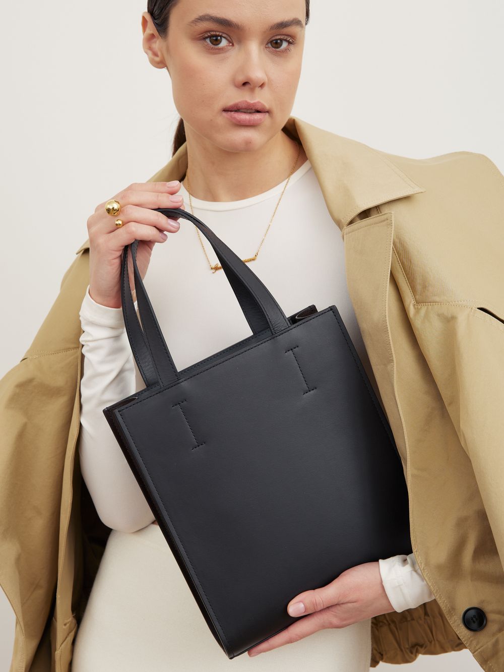 ШОППЕР МАЛЕНЬКИЙ ЧЕРНЫЙ