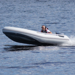 Надувная ПВХ-лодка BADGER Air Line 390, Серый