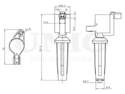 Катушка зажигания UNIO IGC-10003