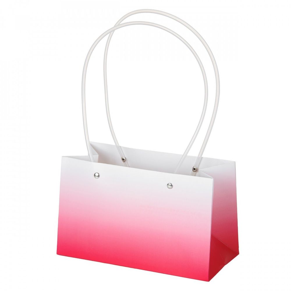 Пакет 22*10,5*13,5см ГРАДИЕНТ КРАСНЫЙ