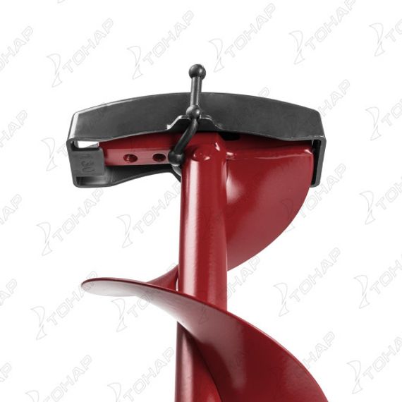 Ледобур BURAN 130L левое вращение, цельнотянутый шнек Тонар