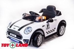 Детский электромобиль Toyland Mini Cooper белый