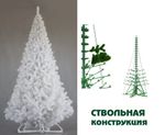 Большая белая елка «Рублевская» (белая пвх) 5,5 м