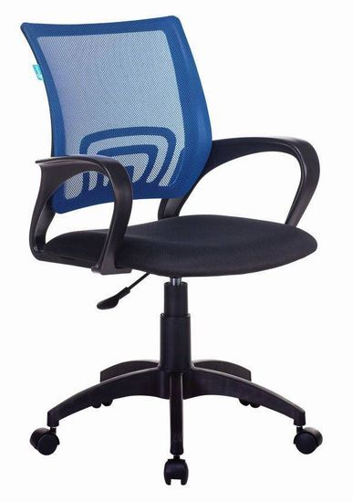 Кресло Бюрократ CH-695NLT синий TW-05 сиденье черный TW-11 сетка/ткань крестовина пластик