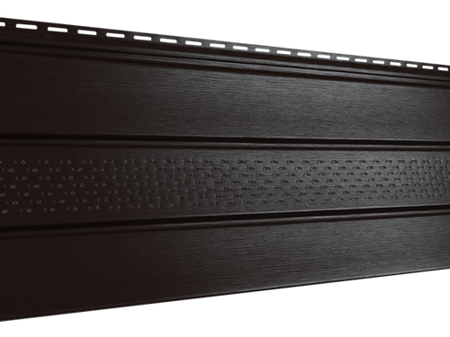 Софит PRO классический Ю-пласт Коричневый (с частичной перфорацией)