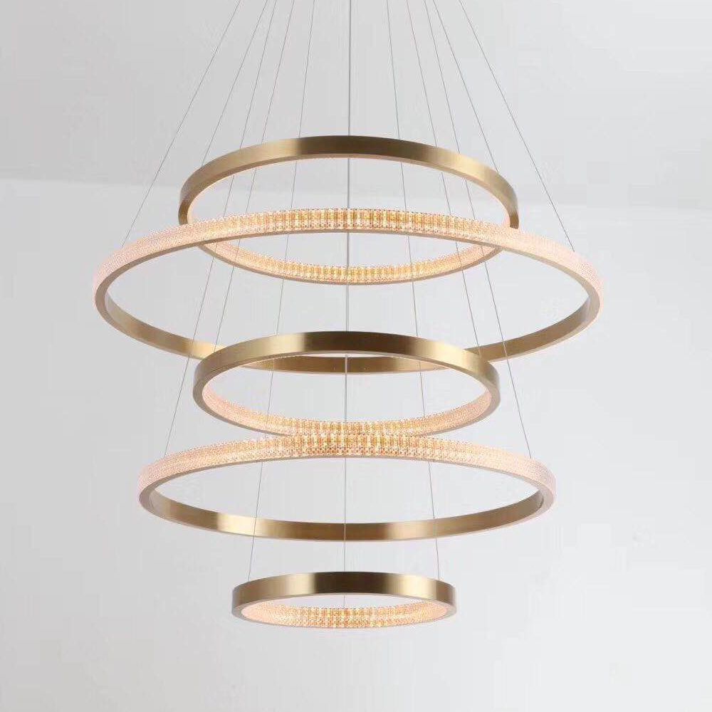 Люстра 10237P/5 brass