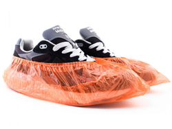 Бахилы Мега прочные цветные (с 2-ой резинкой) в евроблоках (2000 шт.), 55 мкр