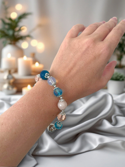 Браслет из бусин с магнитной застежкой