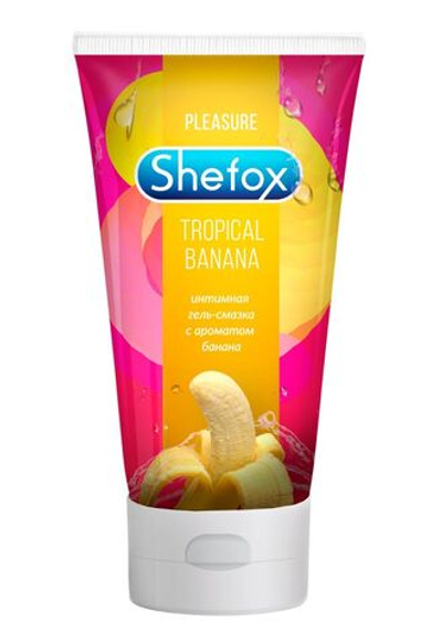 Интимная гель-смазка Shefox «Тропический банан» - 50 мл.