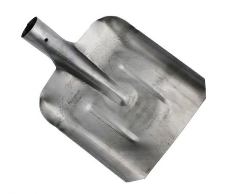 Лопата совковая без черенка с ребрами жесткости ЛСП РЕЛЬСОВАЯ СТАЛЬ 235х345мм